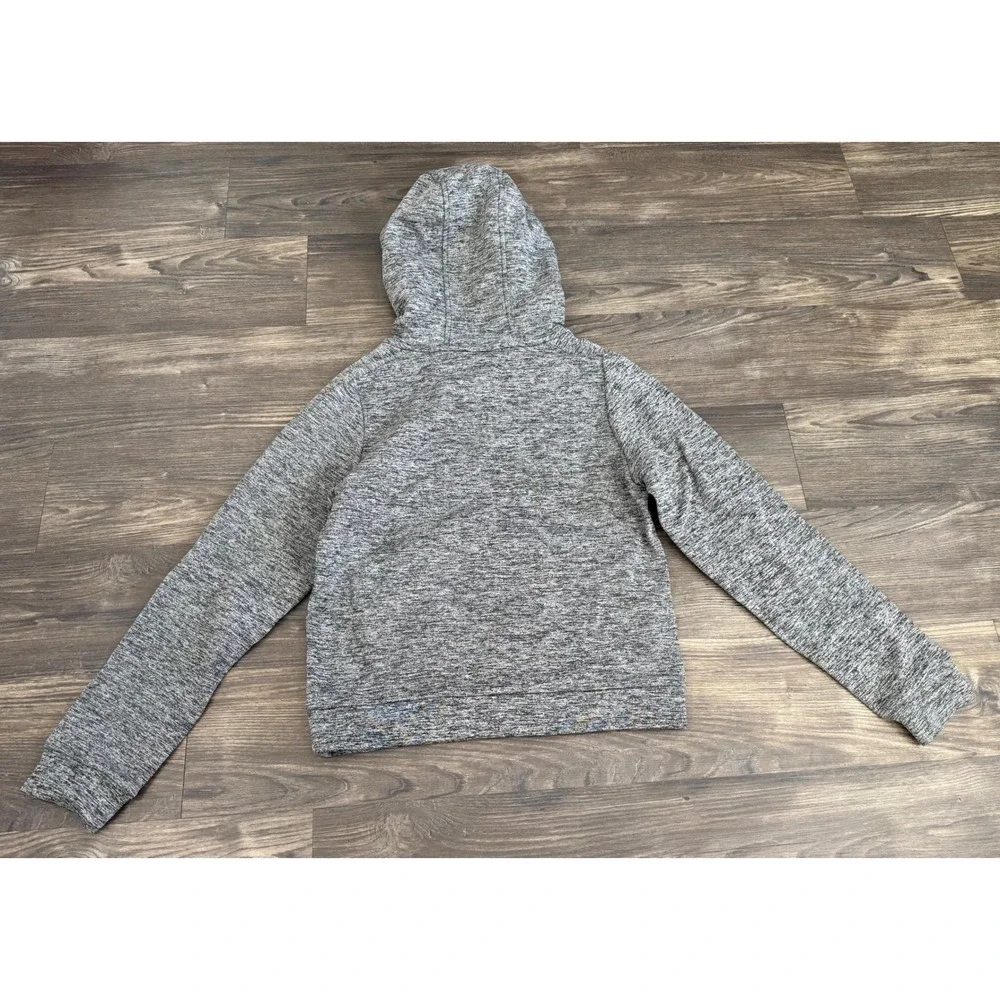 Youth size medium Nike Therma-fit stain repel Heather gray hoodie sweatshirt NWT